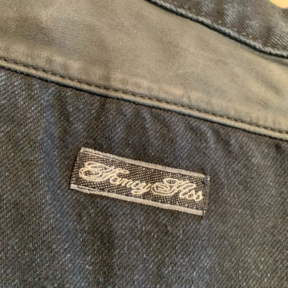 Vintage  Fancy ass 12 in Rise leather detailed - Picture 2 of 3